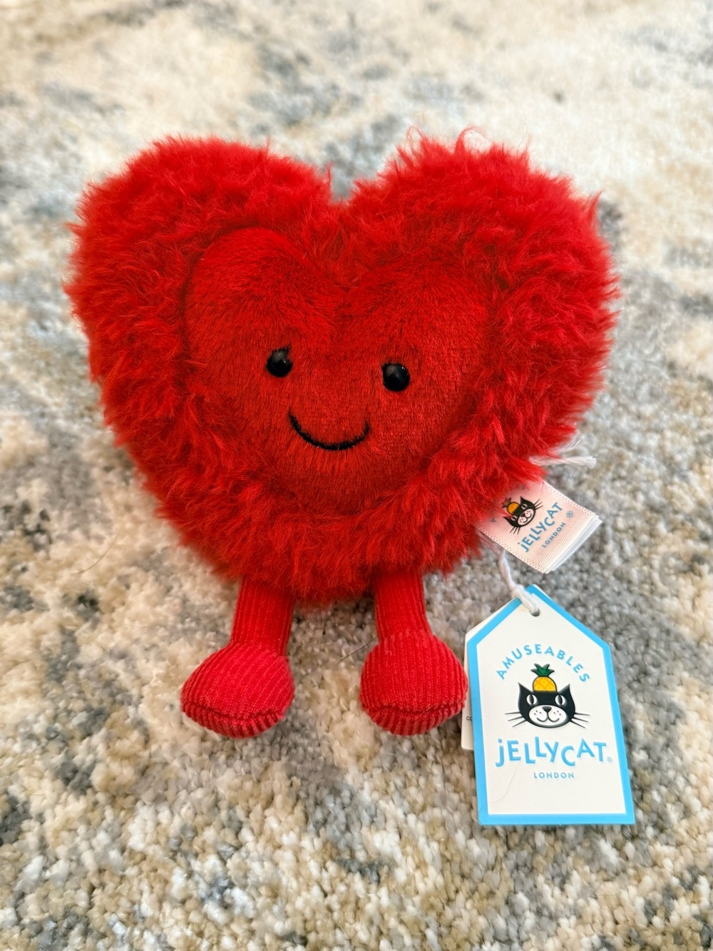 Jellycat NWT Beatie heart